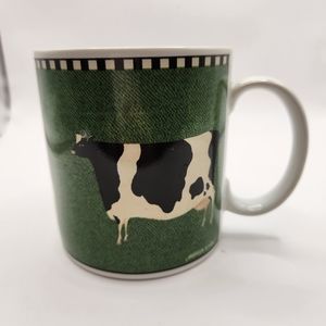 Sakura Brandon House by Warren Kimble Barnyard Animals Cow Stoneware Coffee Mug